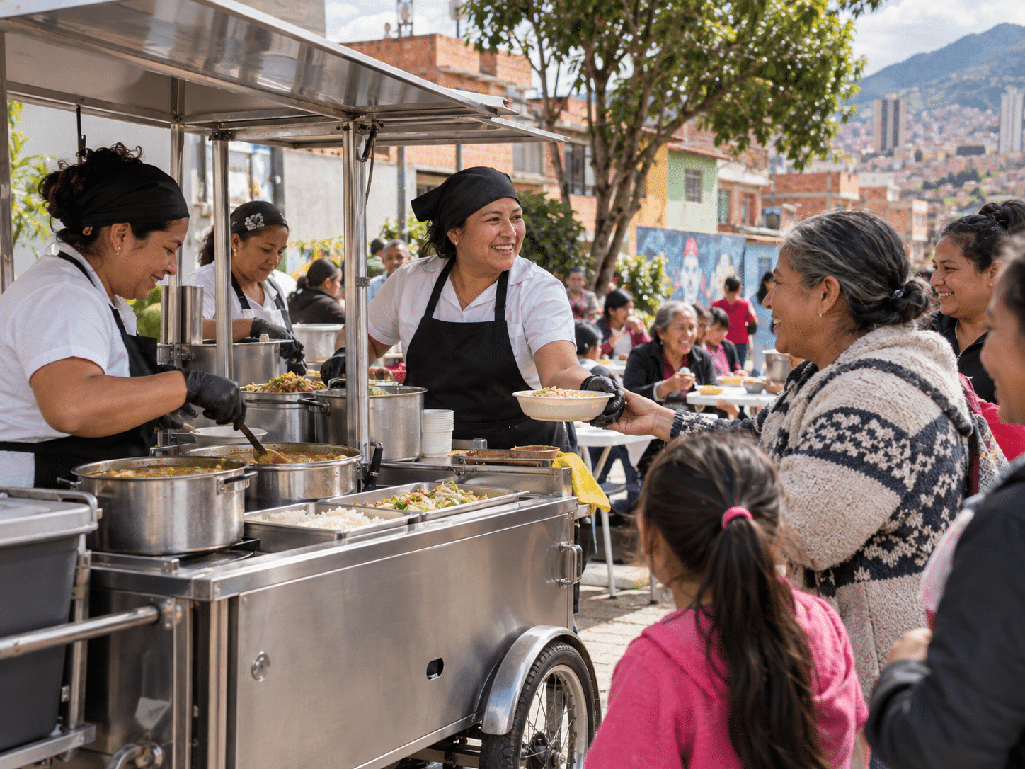 Ministerio Social – La Promesa community campaign illustration